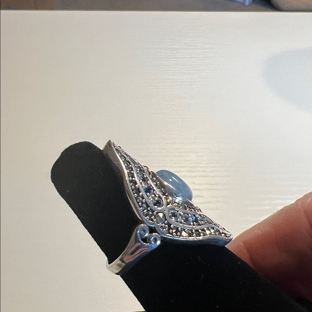 Stunning Silver Statement Ring - image 2